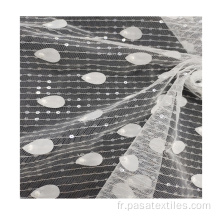 tissu à paillettes brodé pour robe femme